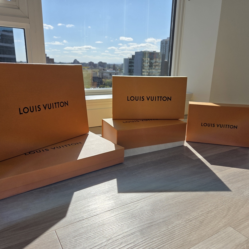 Louis Vuitton Orange Boxes